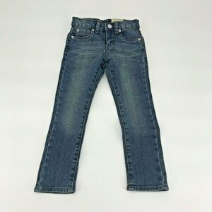 Arizona Jean Company Girls Straight Leg Faded blue denim jeans kid’s size 4
